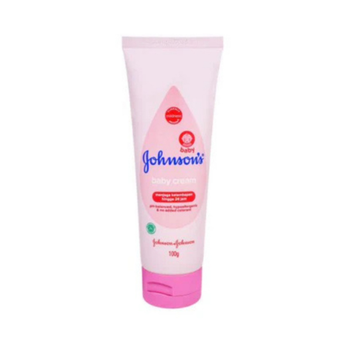 Johnson's Baby Cream, PH-Balanced, Hypoallergenic & No Added Colorant, 100g