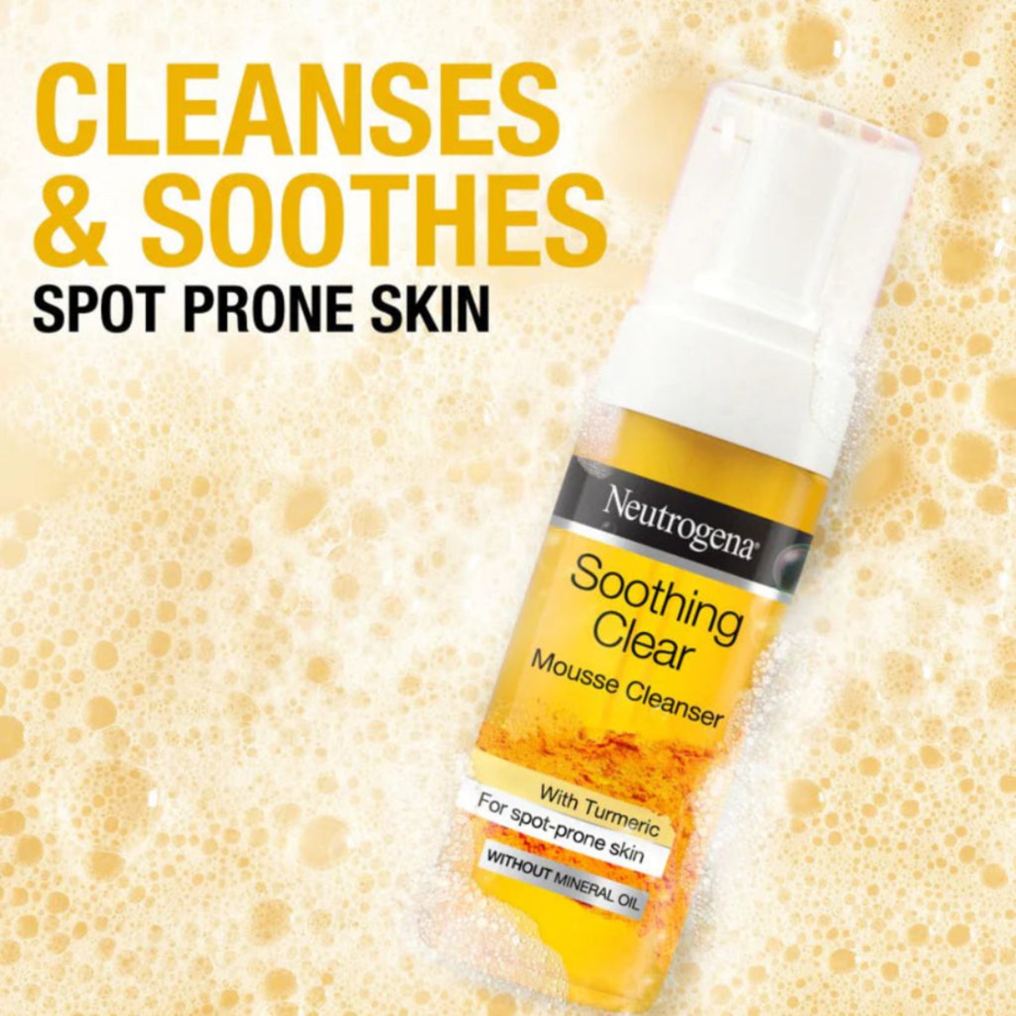 Neutrogena, Soothing Clear Mousse Cleanser, 150ml